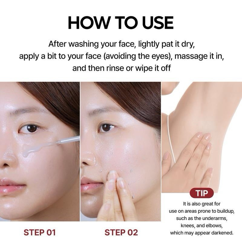 Dr. Melaxin Peel Shot Exfoliant Glow Rice Ampoule Duo