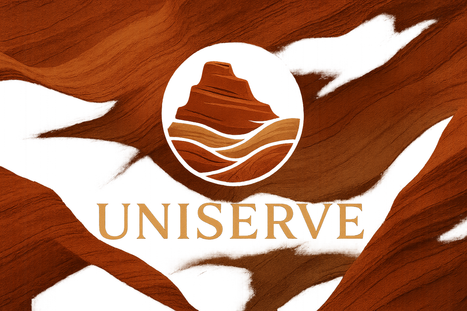 UNISERVE Canyon Theme Logo
