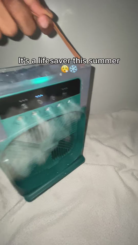 Portable 3-in-1 Air Cooler Fan – Mini AC for Room, Office & Car | Fast Cooling + Humidifier| Hot Seller!